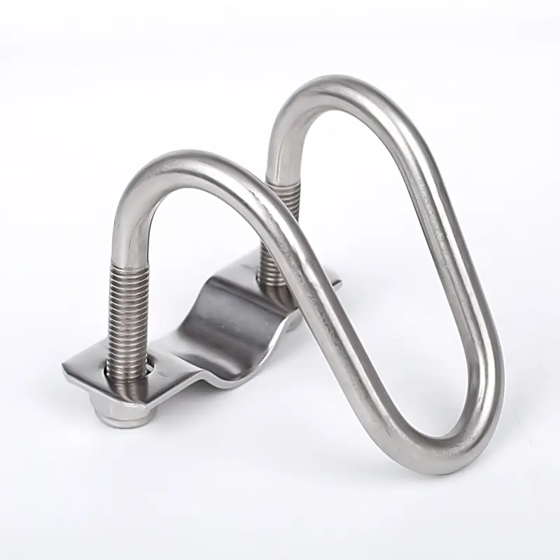 Dobbel U-bolt for rørfeste