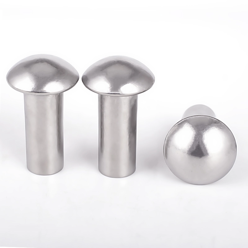 GB867 solid nagle med rund hode